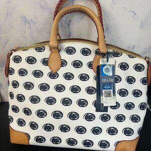NWT Dooney & Bourke Penn State Charli Satchel